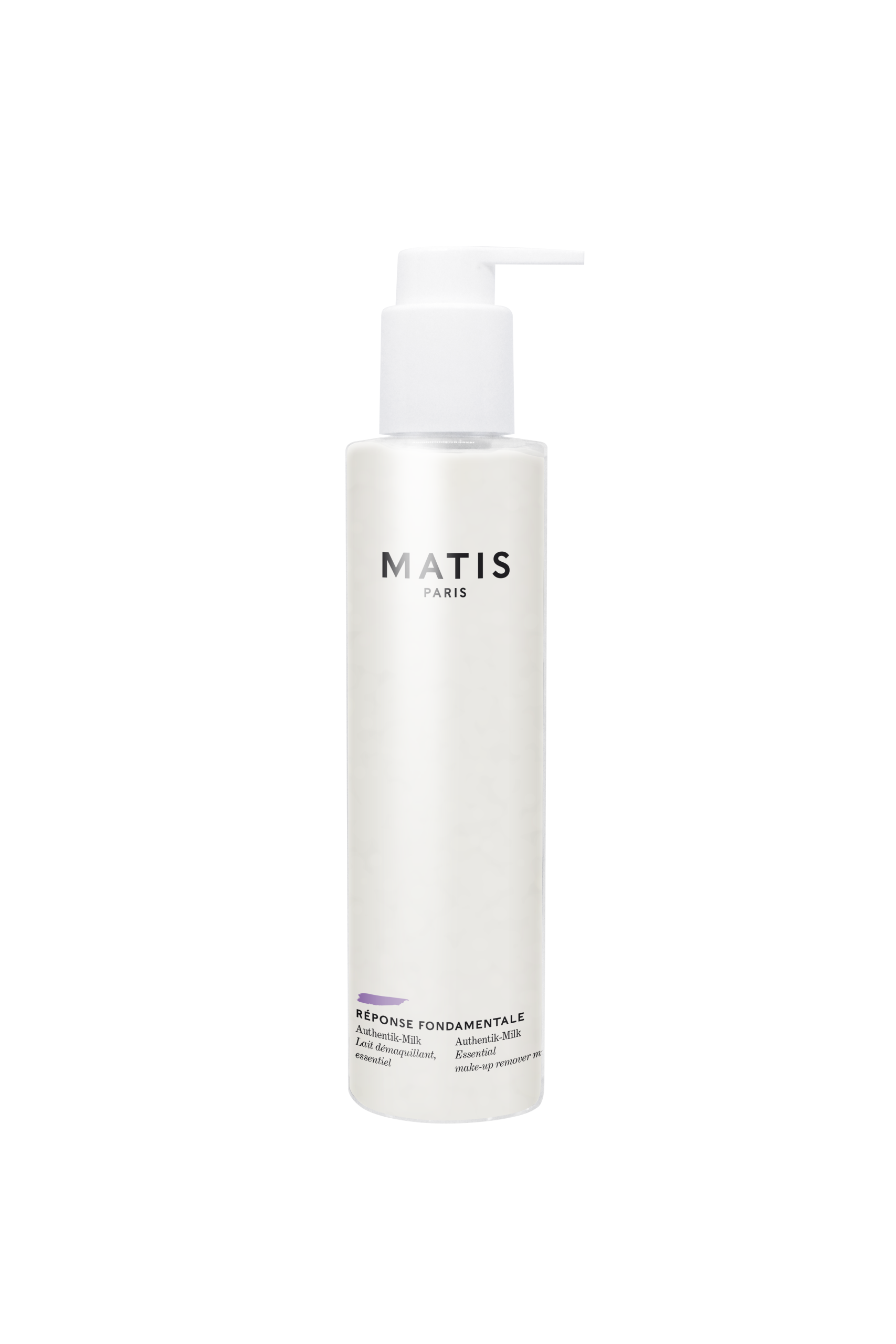 Matis Paris AUTHENTIK-MILK essential cleansing milk to gently remove makeup and leave skin soft and comfortable