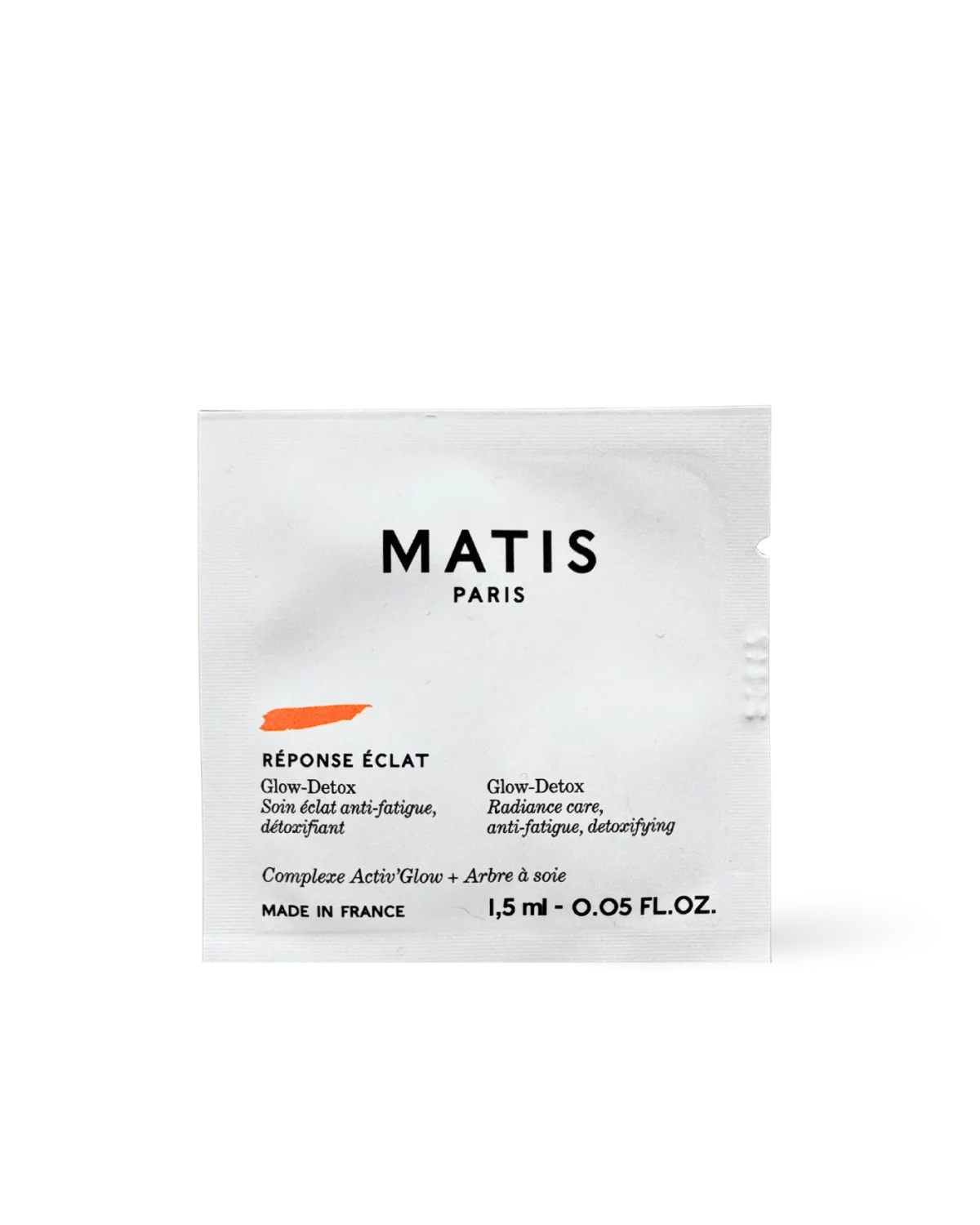 Matis Paris GLOW-DETOX daily moisturiser sample