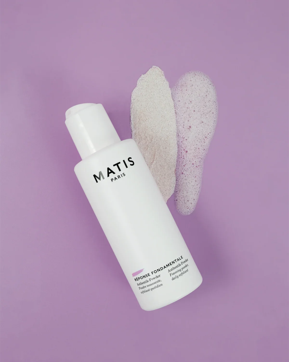 AUTHENTIK-POWDER Daily Exfoliating Cleansing Powder by MATIS Paris made with 100% natural-origin ingredients for gentle daily cleansing and exfoliation.