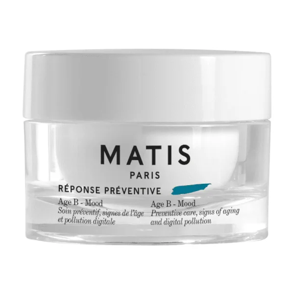 Matis Paris AGE B-MOOD preventative blue light defence cream to help protect against premature skin ageing