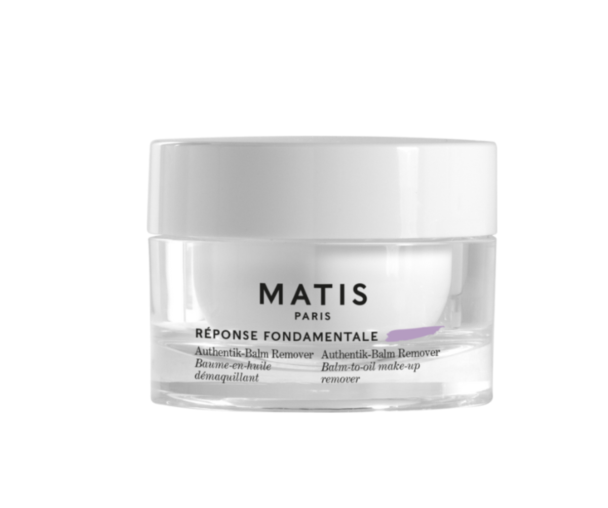 Matis Paris AUTHENTIK-BALM cleansing balm that transforms into a silky oil to remove makeup and impurities