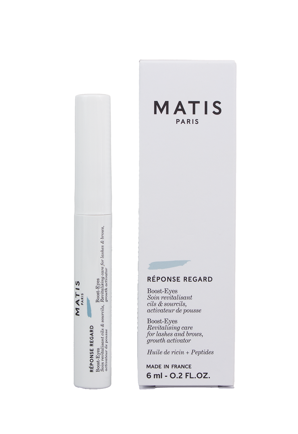 Matis Paris BOOST-EYES revitalising lash and brow serum to strengthen, nourish and improve lash and brow density