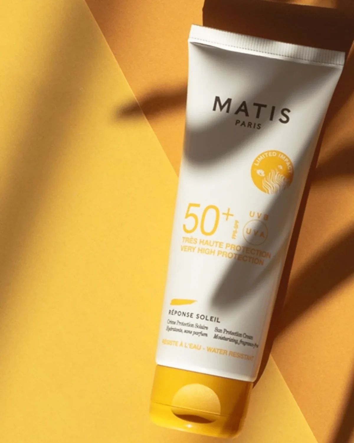 Lightweight non-greasy texture of Matis Paris SUN-PROTECT SPF 50+ sunscreen