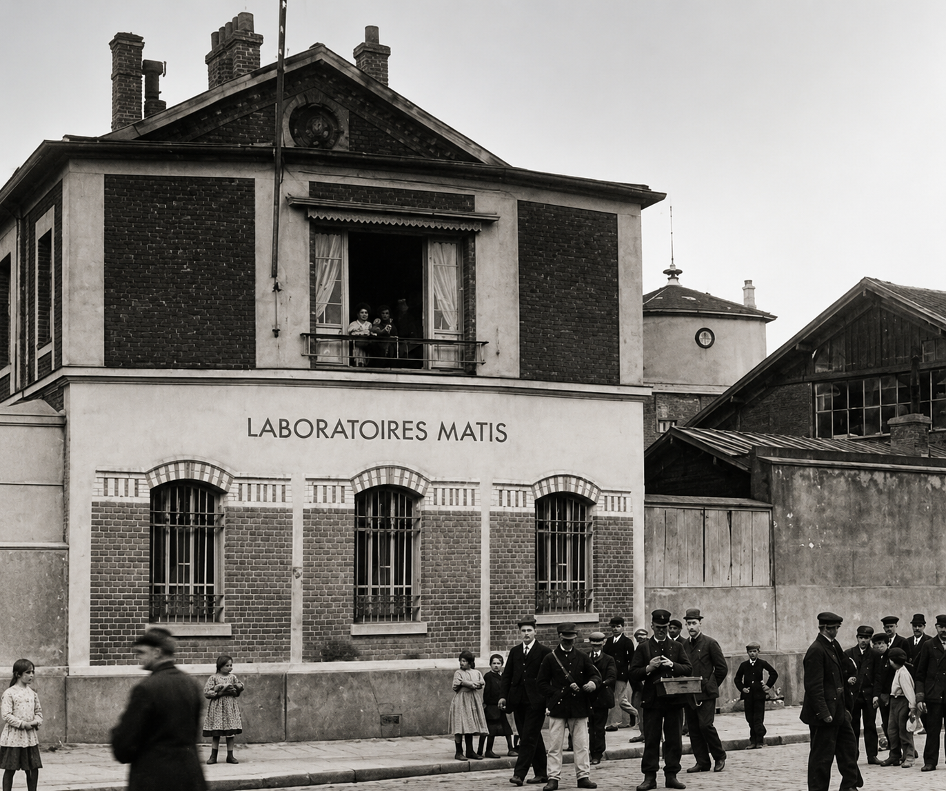 Historic Laboratoires MATIS building in France, circa 1936