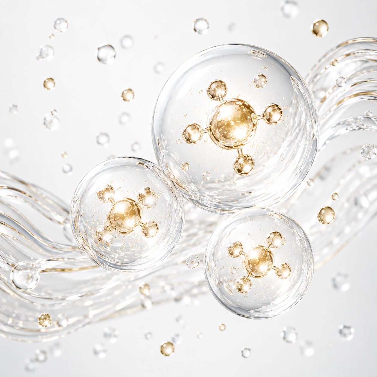 Eyeseryl Tetrapeptide technology helping minimise puffiness around the eyes.
